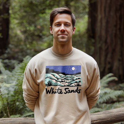 White Sands at Night Crewneck Sweatshirt
