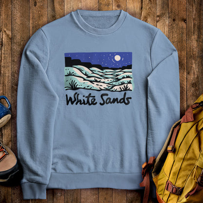 White Sands at Night Crewneck Sweatshirt