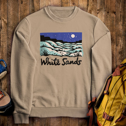 White Sands at Night Crewneck Sweatshirt