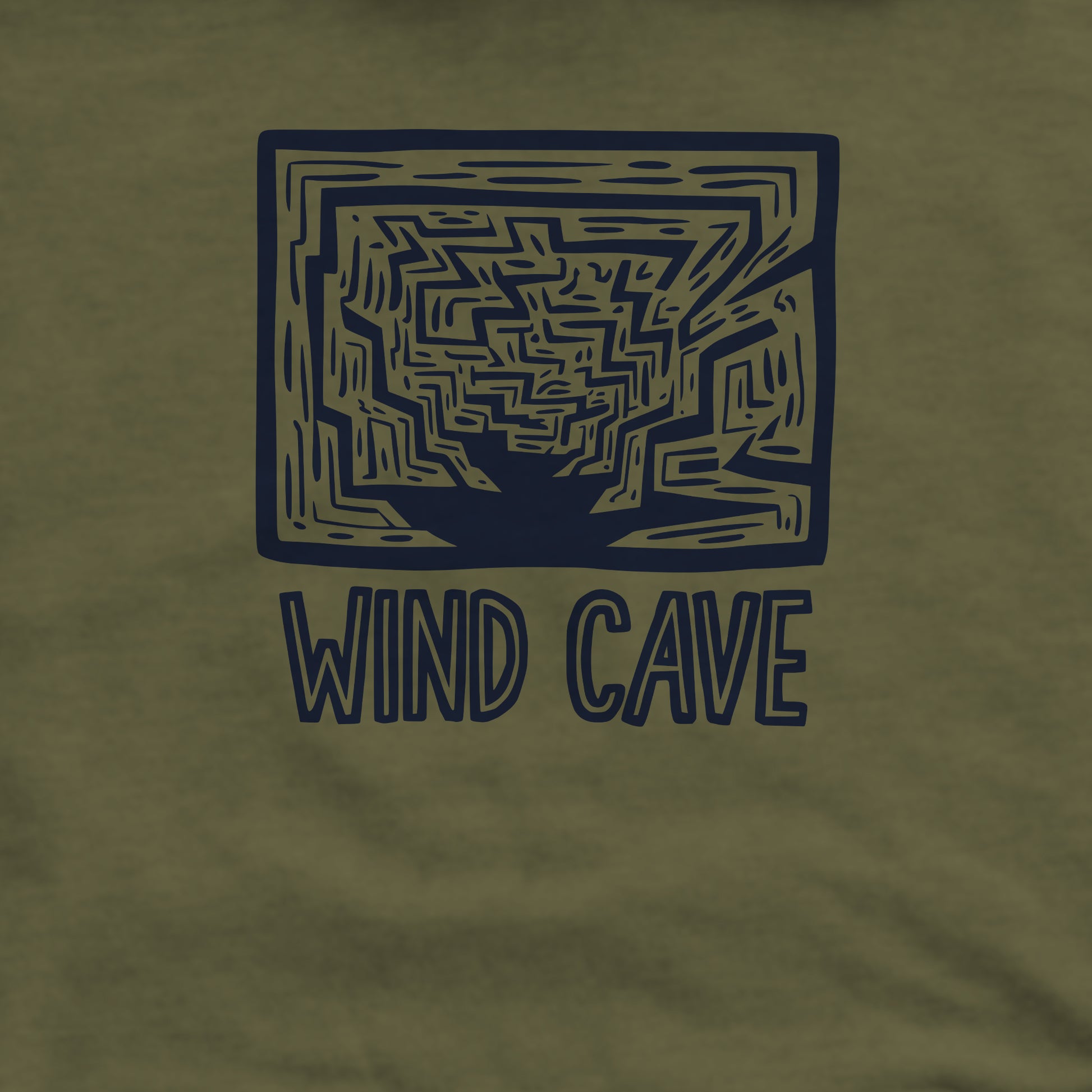 Wind Cave National Park Crewneck Sweatshirt Adventure and Outdoors Themed Sweatshirt
