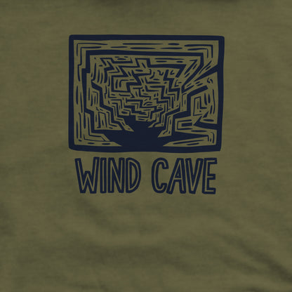 Wind Cave National Park Crewneck Sweatshirt Adventure and Outdoors Themed Sweatshirt