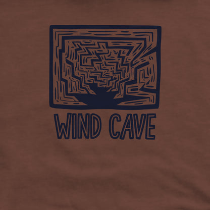Wind Cave National Park Crewneck Sweatshirt Adventure and Outdoors Themed Sweatshirt