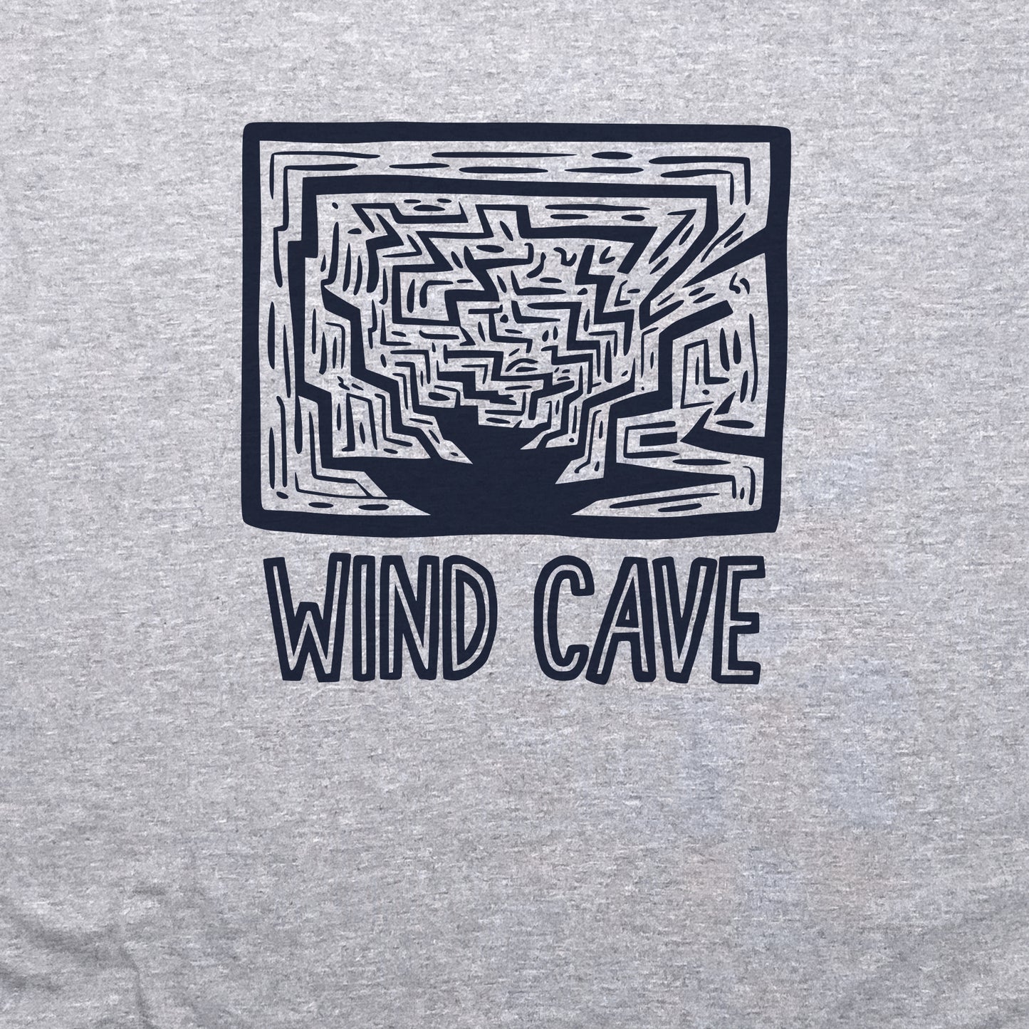 Wind Cave National Park Crewneck Sweatshirt Adventure and Outdoors Themed Sweatshirt