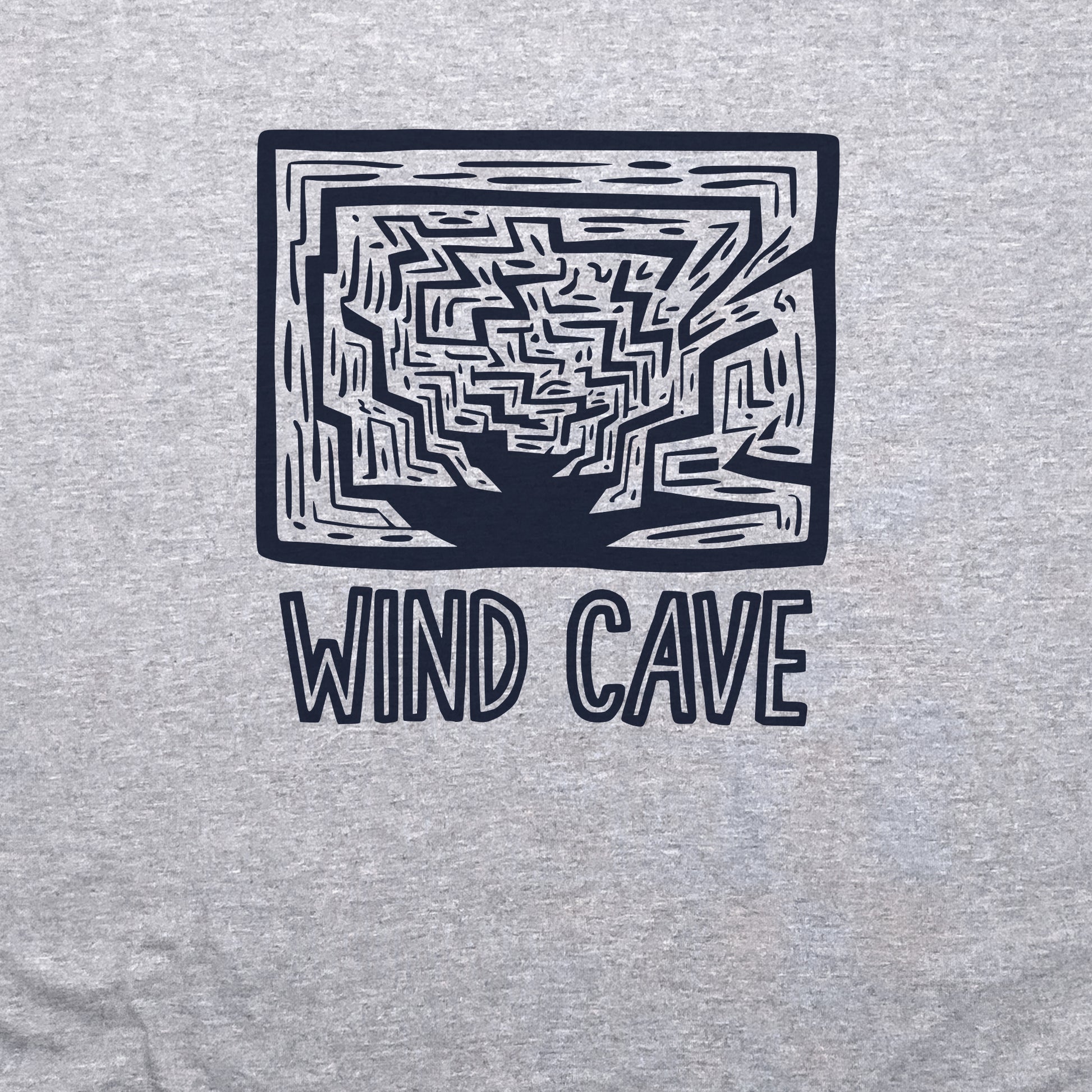 Wind Cave National Park Crewneck Sweatshirt Adventure and Outdoors Themed Sweatshirt