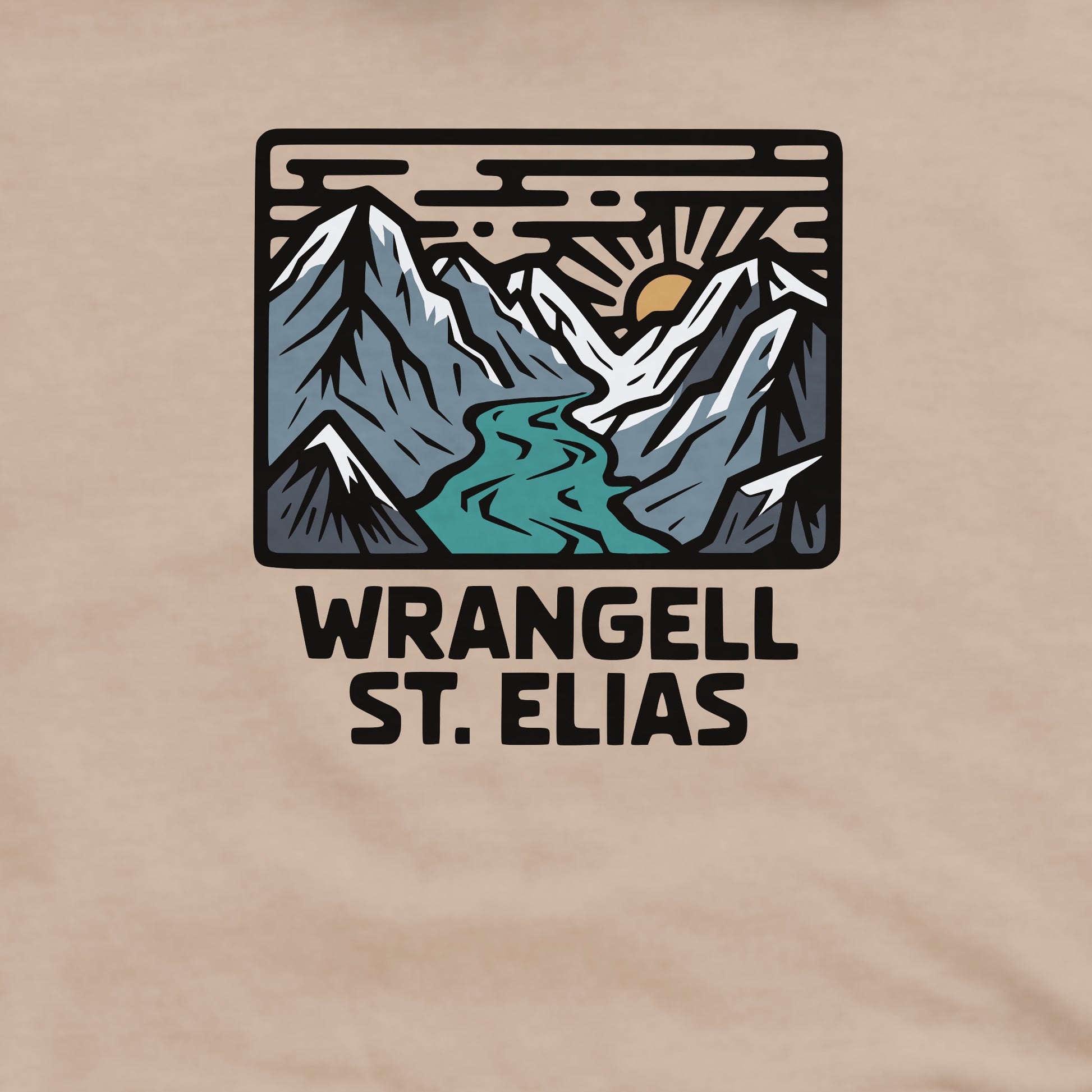 Wrangell-St. Elias National Park Crewneck Sweatshirt Adventure and Outdoors Themed Sweatshirt
