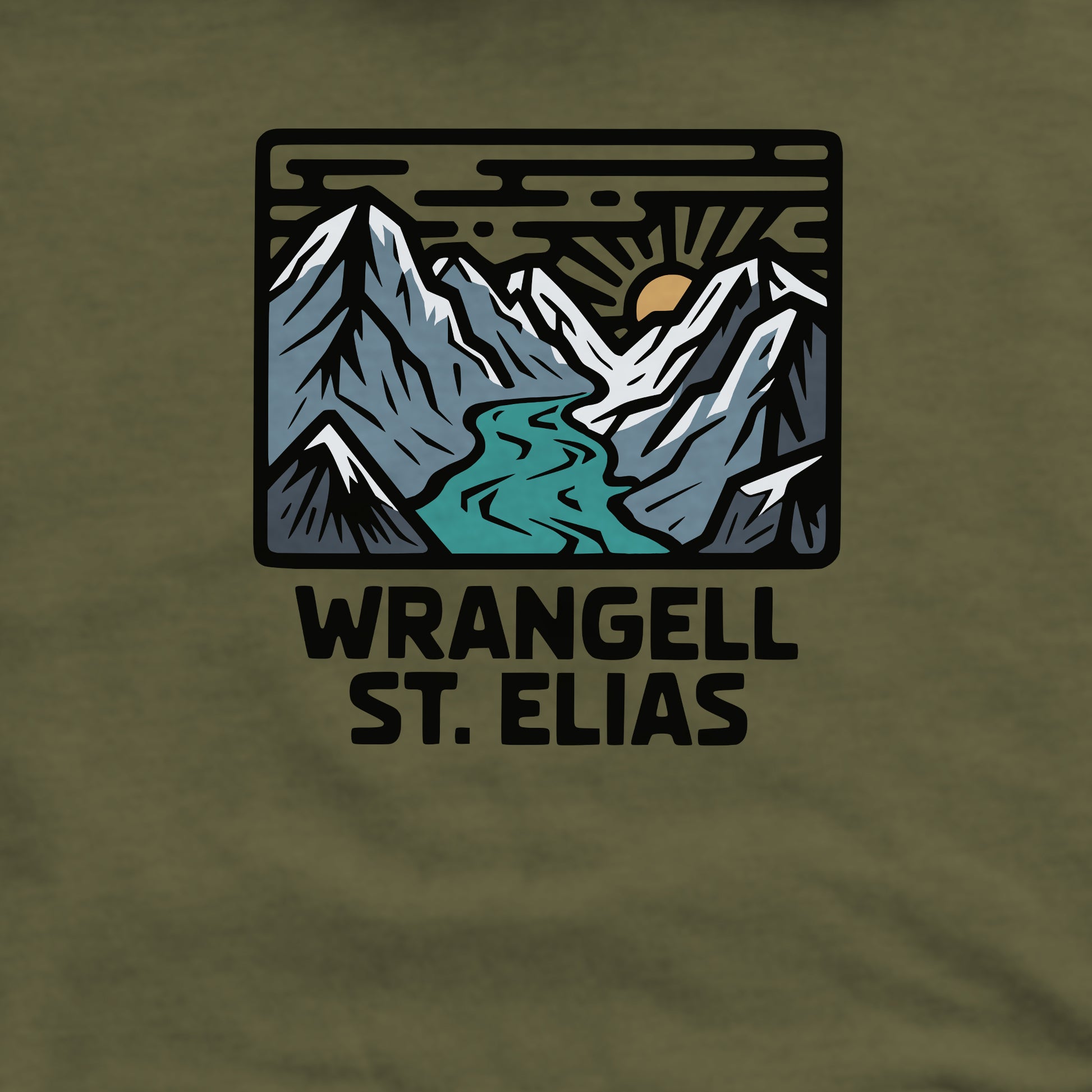 Wrangell-St. Elias National Park Crewneck Sweatshirt Adventure and Outdoors Themed Sweatshirt