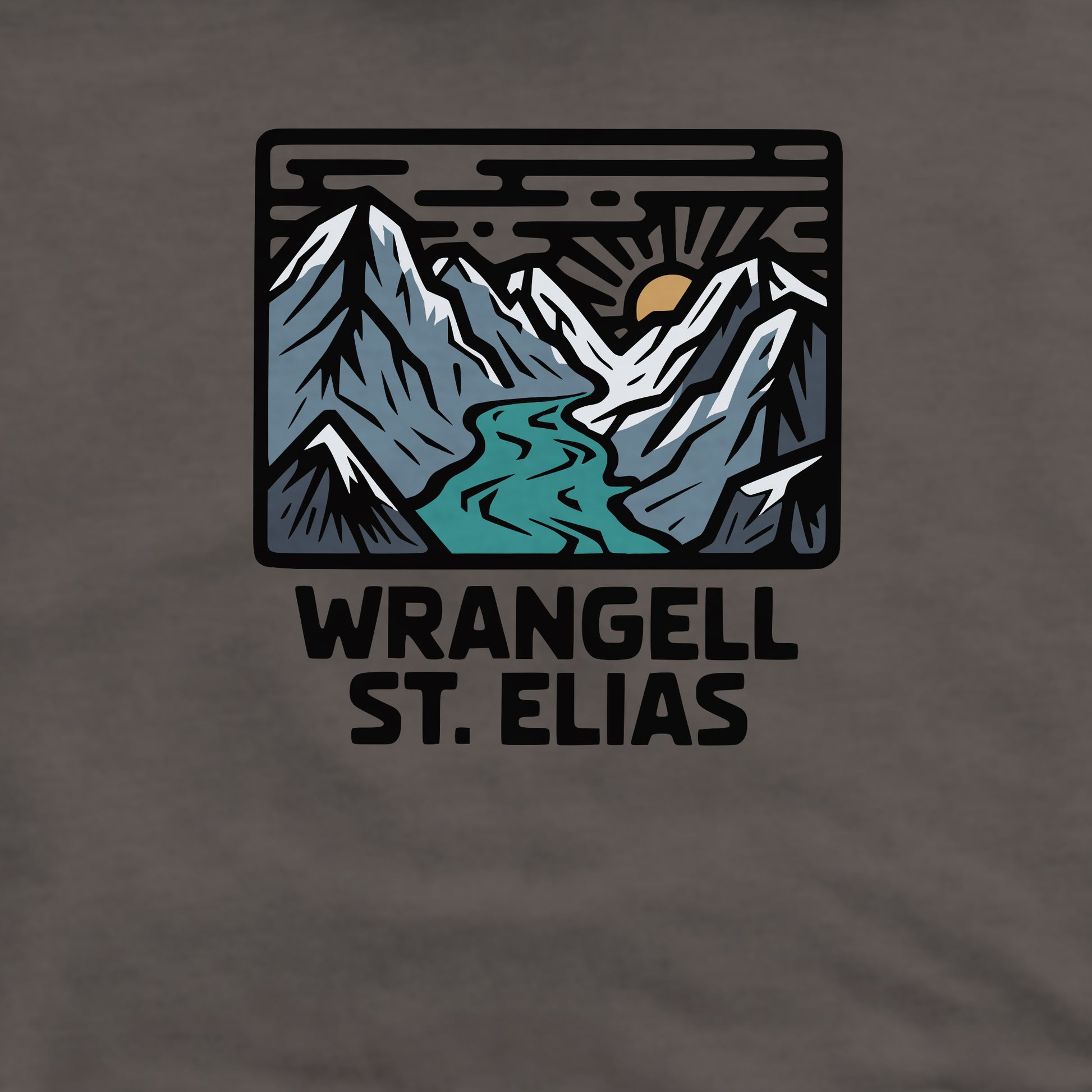Wrangell-St. Elias National Park Crewneck Sweatshirt Adventure and Outdoors Themed Sweatshirt
