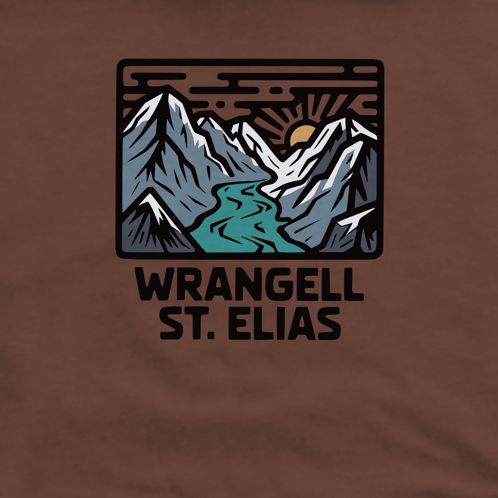 Wrangell-St. Elias National Park Crewneck Sweatshirt Adventure and Outdoors Themed Sweatshirt