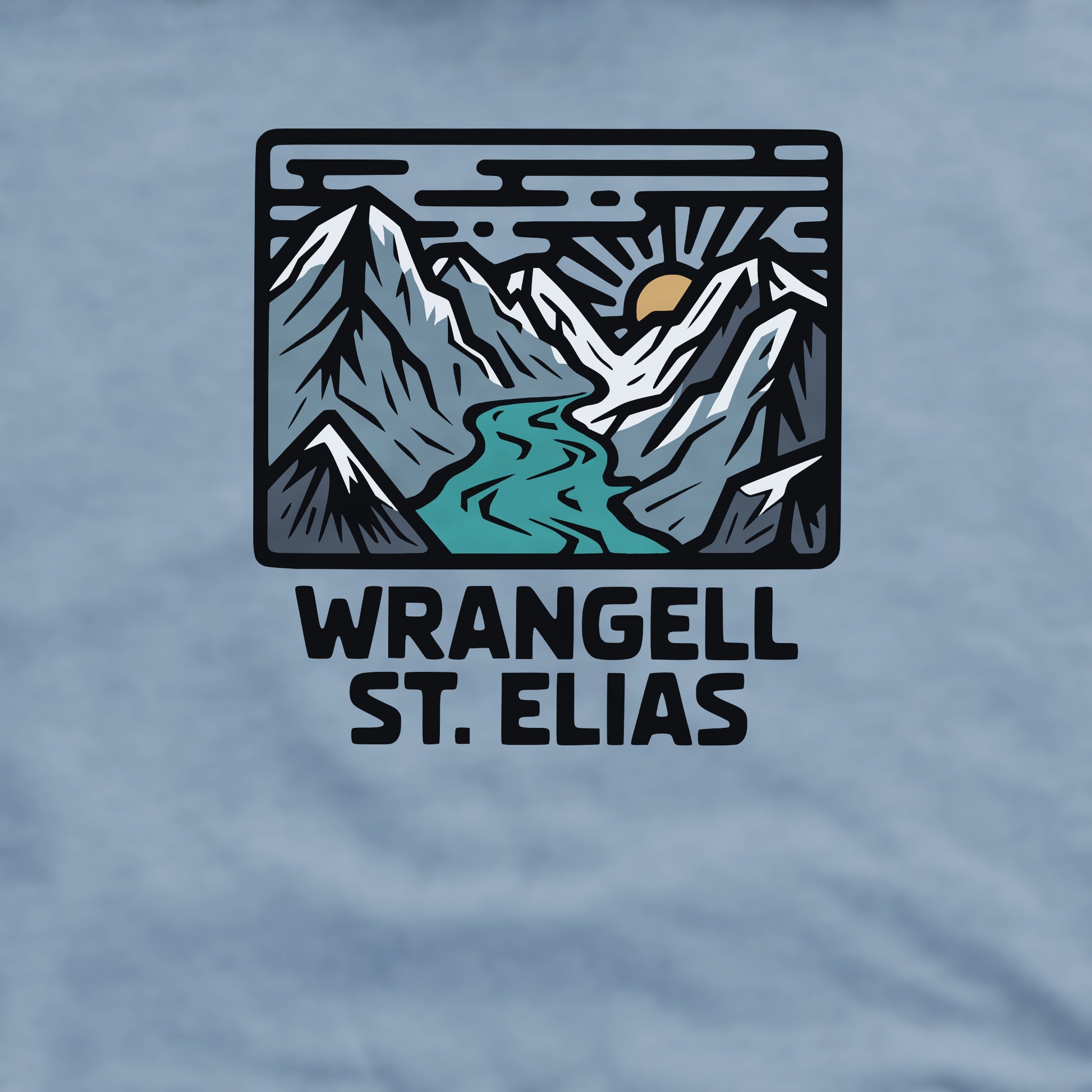 Wrangell-St. Elias National Park Crewneck Sweatshirt Adventure and Outdoors Themed Sweatshirt