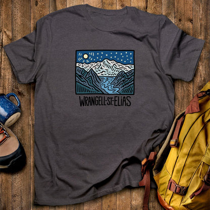 Wrangell St. Elias at Night T-Shirt