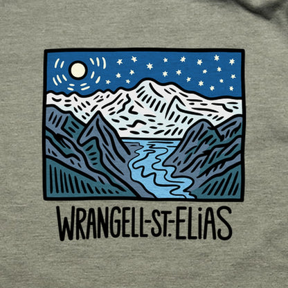Wrangell St. Elias at Night T-Shirt