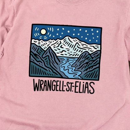 Wrangell St. Elias at Night Premium Long Sleeve