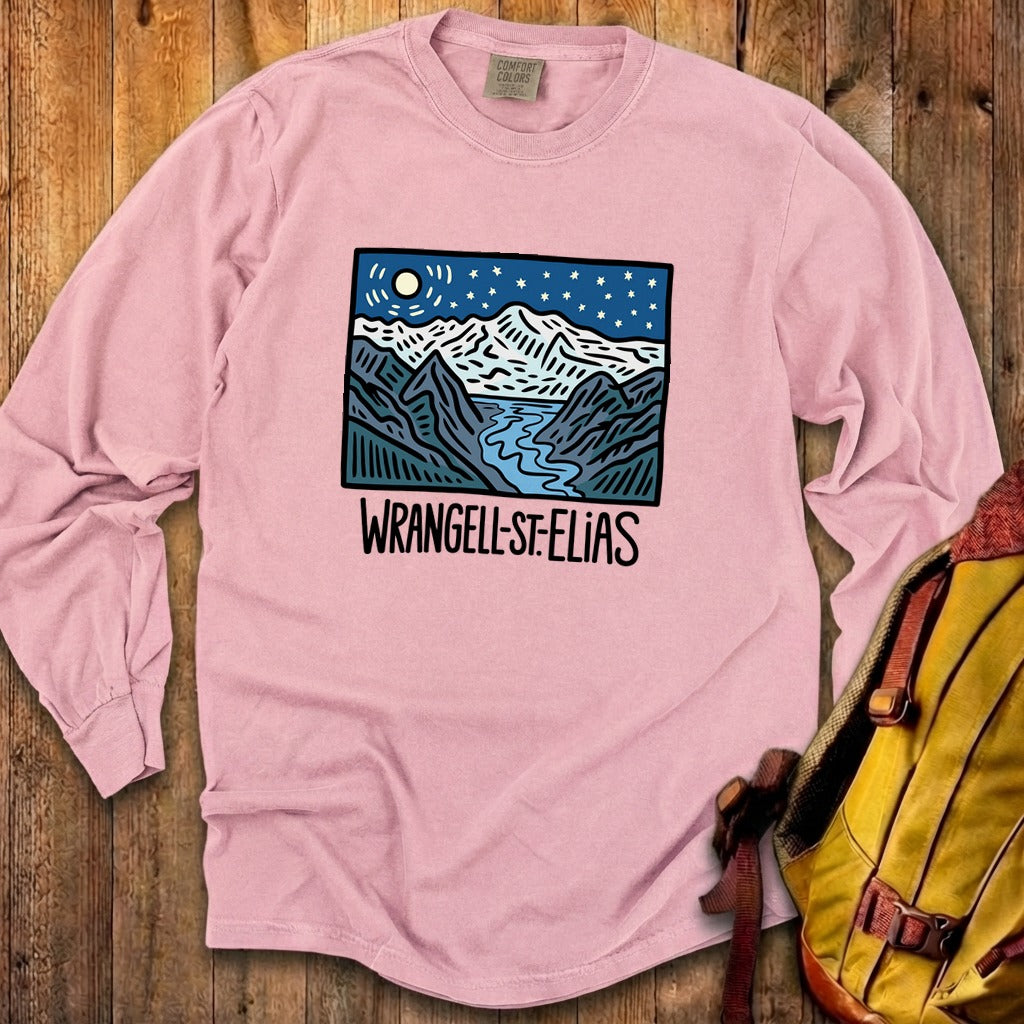 Wrangell St. Elias at Night Premium Long Sleeve