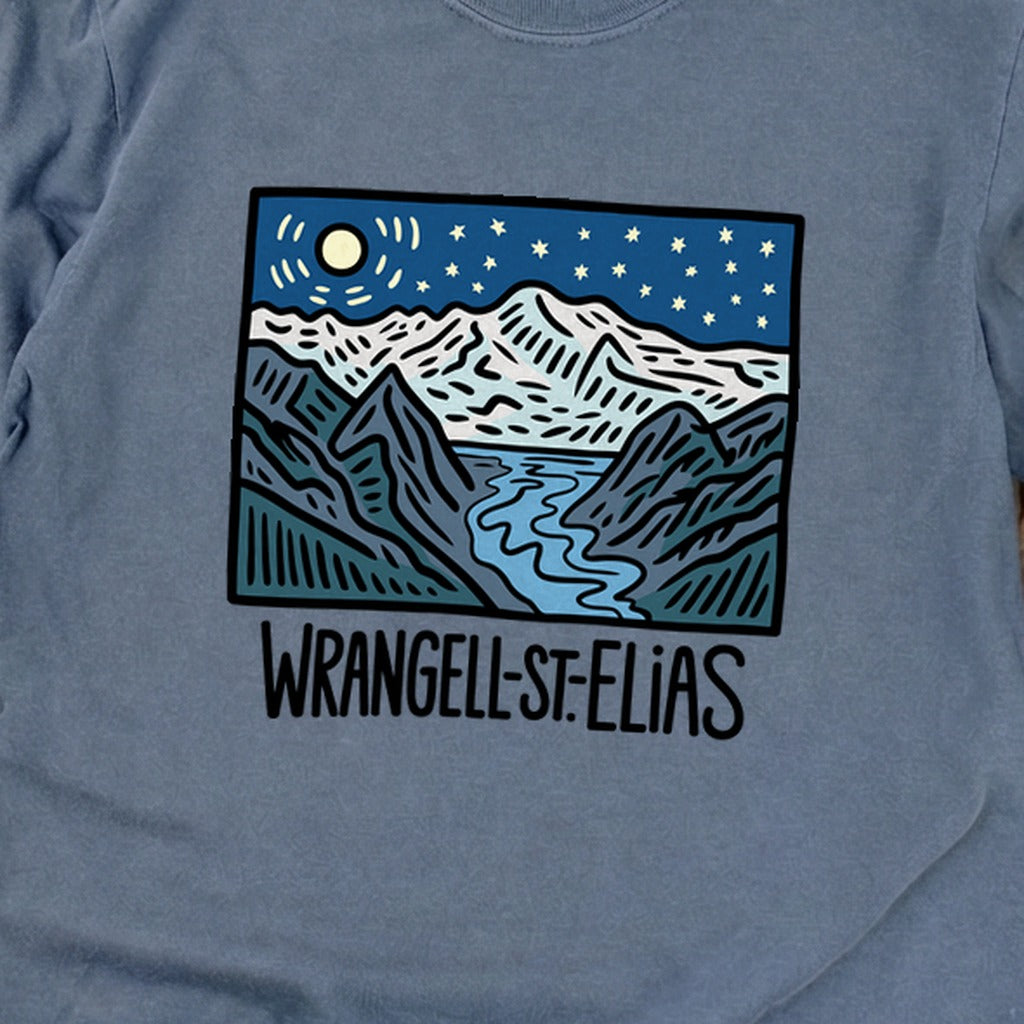 Wrangell St. Elias at Night Premium Long Sleeve