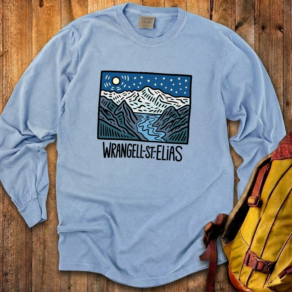 Wrangell St. Elias at Night Premium Long Sleeve