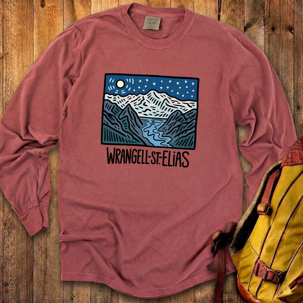 Wrangell St. Elias at Night Premium Long Sleeve