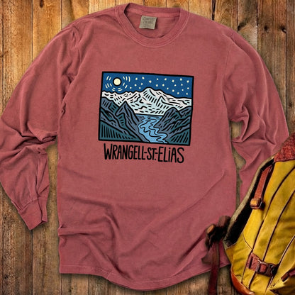 Wrangell St. Elias at Night Premium Long Sleeve
