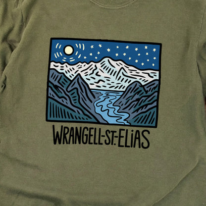 Wrangell St. Elias at Night Premium Long Sleeve