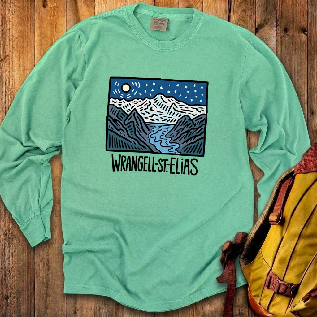 Wrangell St. Elias at Night Premium Long Sleeve