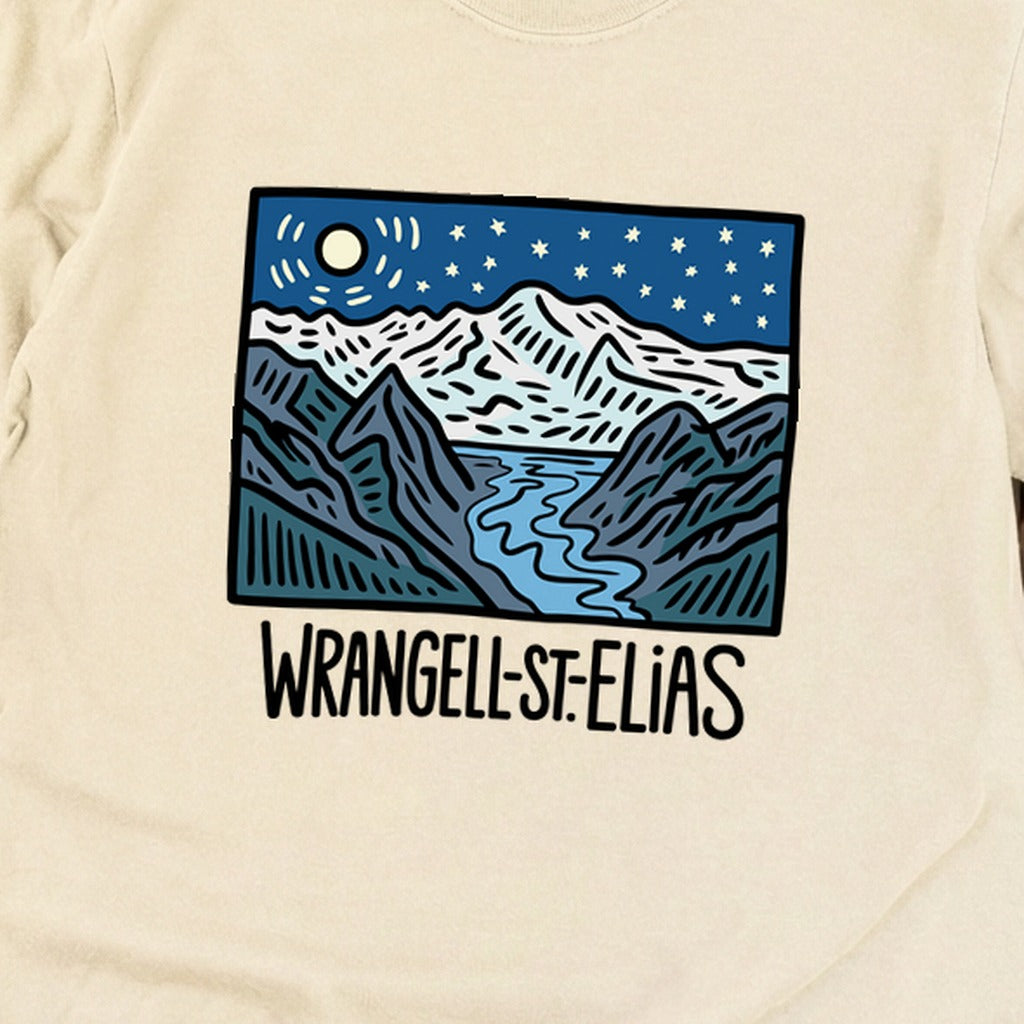 Wrangell St. Elias at Night Premium Long Sleeve