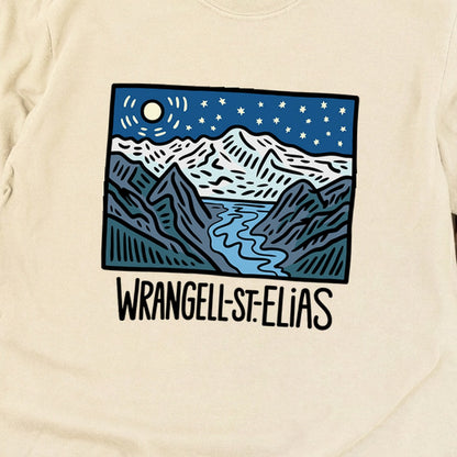 Wrangell St. Elias at Night Premium Long Sleeve