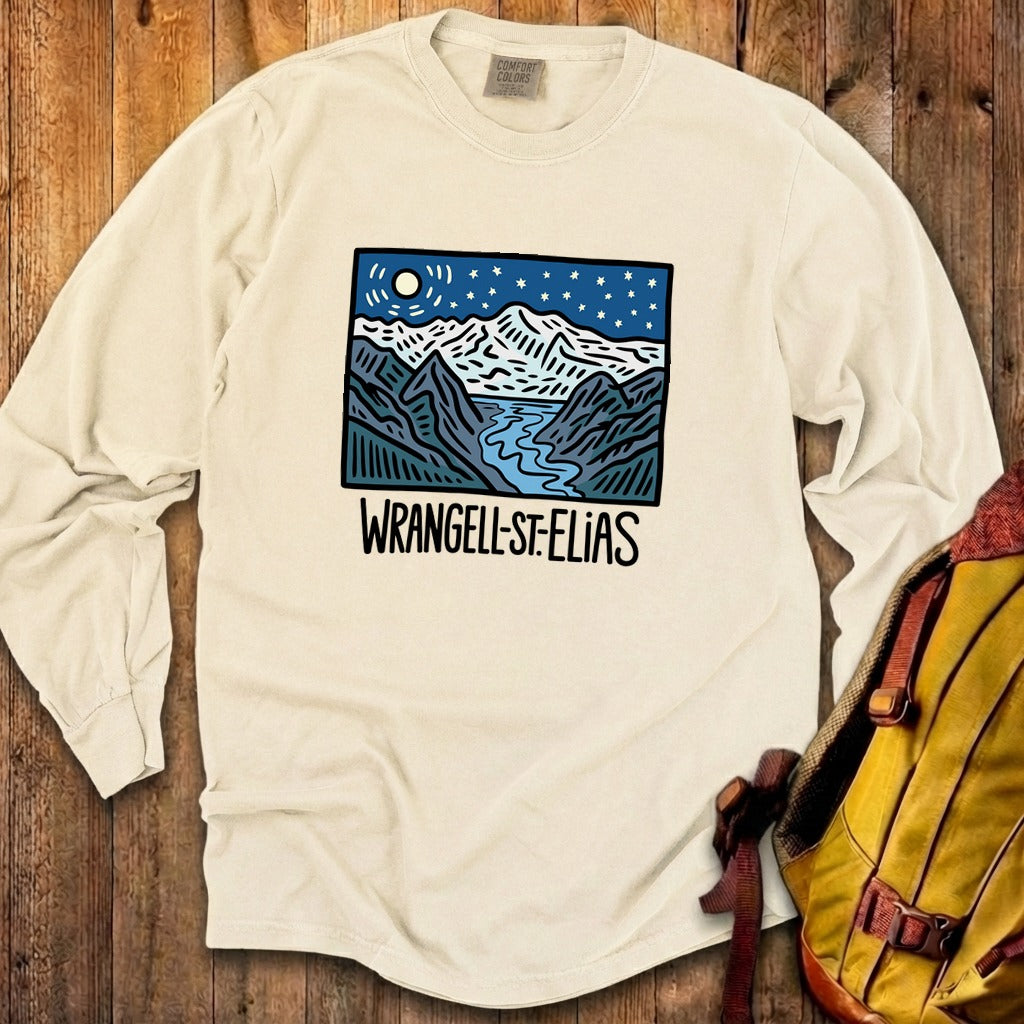 Wrangell St. Elias at Night Premium Long Sleeve