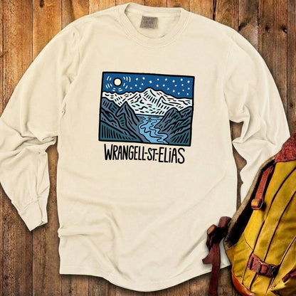 Wrangell St. Elias at Night Premium Long Sleeve