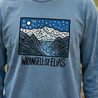 Wrangell St. Elias at Night Premium Long Sleeve