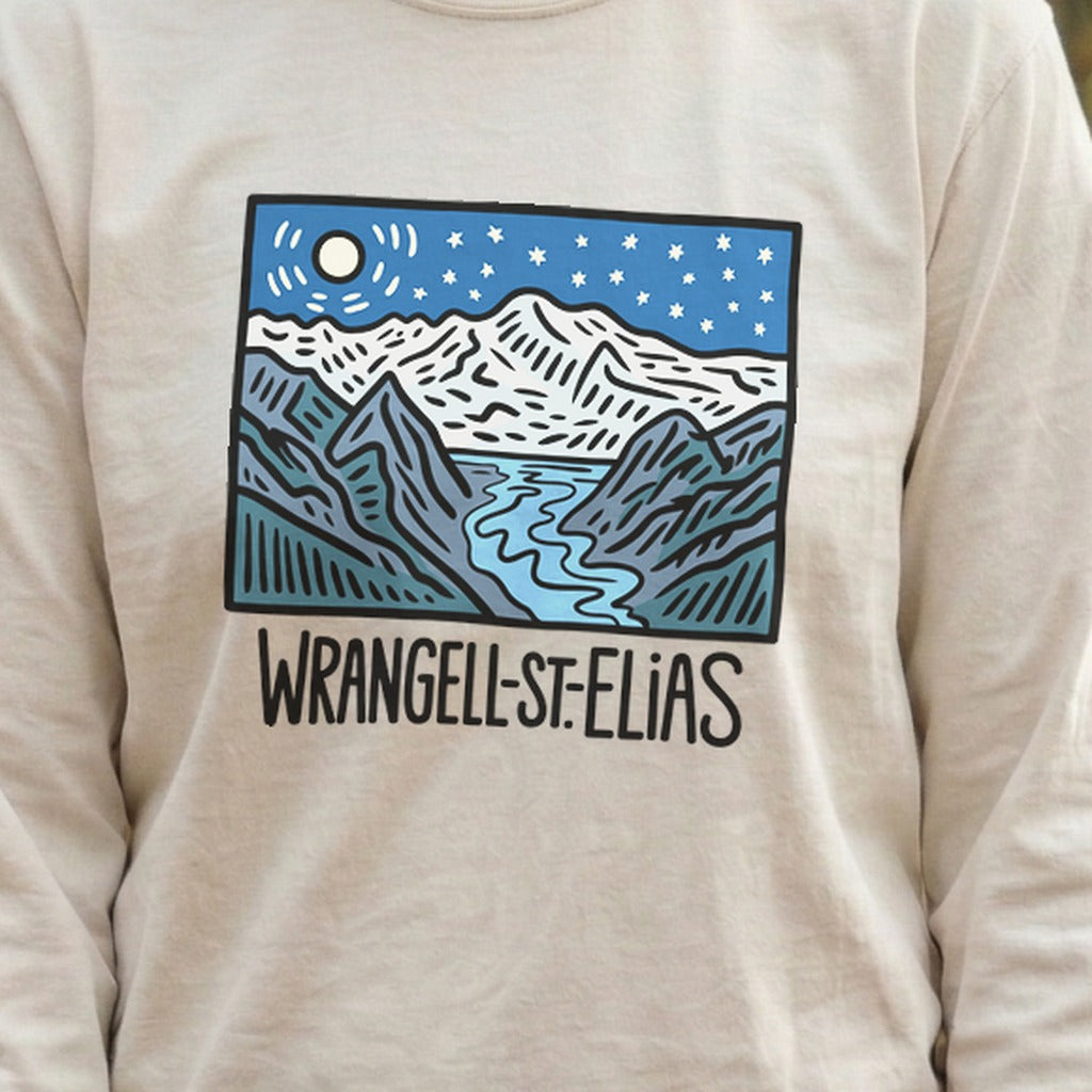 Wrangell St. Elias at Night Premium Long Sleeve