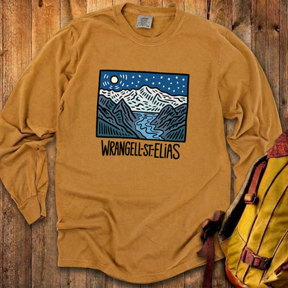 Wrangell St. Elias at Night Premium Long Sleeve