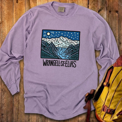 Wrangell St. Elias at Night Premium Long Sleeve