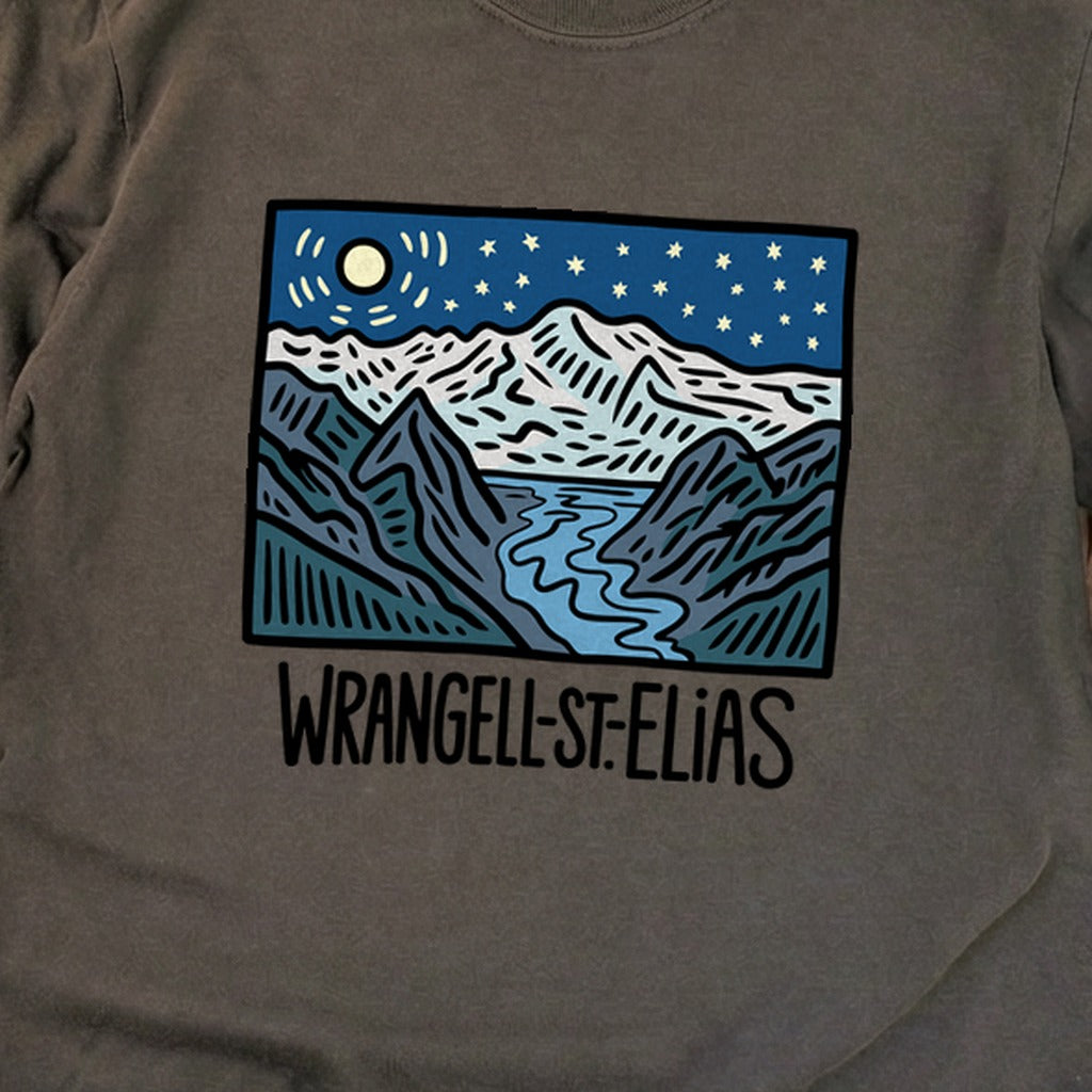Wrangell St. Elias at Night Premium Long Sleeve