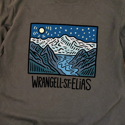 Wrangell St. Elias at Night Premium Long Sleeve