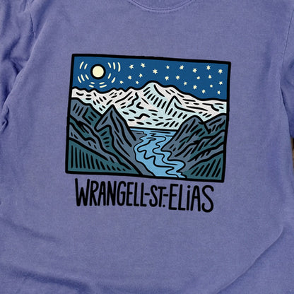 Wrangell St. Elias at Night Premium Long Sleeve
