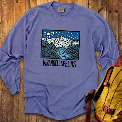 Wrangell St. Elias at Night Premium Long Sleeve