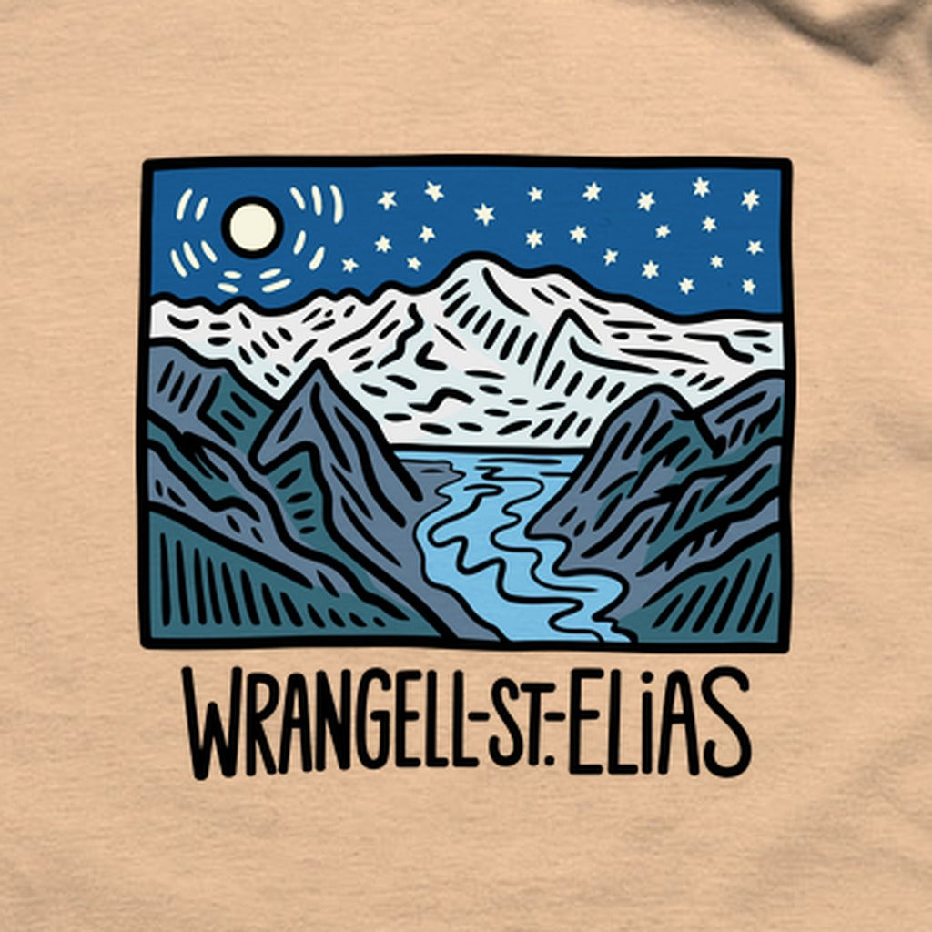 Wrangell St. Elias at Night T-Shirt