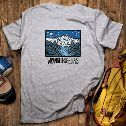Wrangell St. Elias at Night T-Shirt