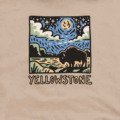 Yellowstone National Park at Night Hoodie