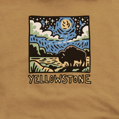 Yellowstone National Park at Night Hoodie