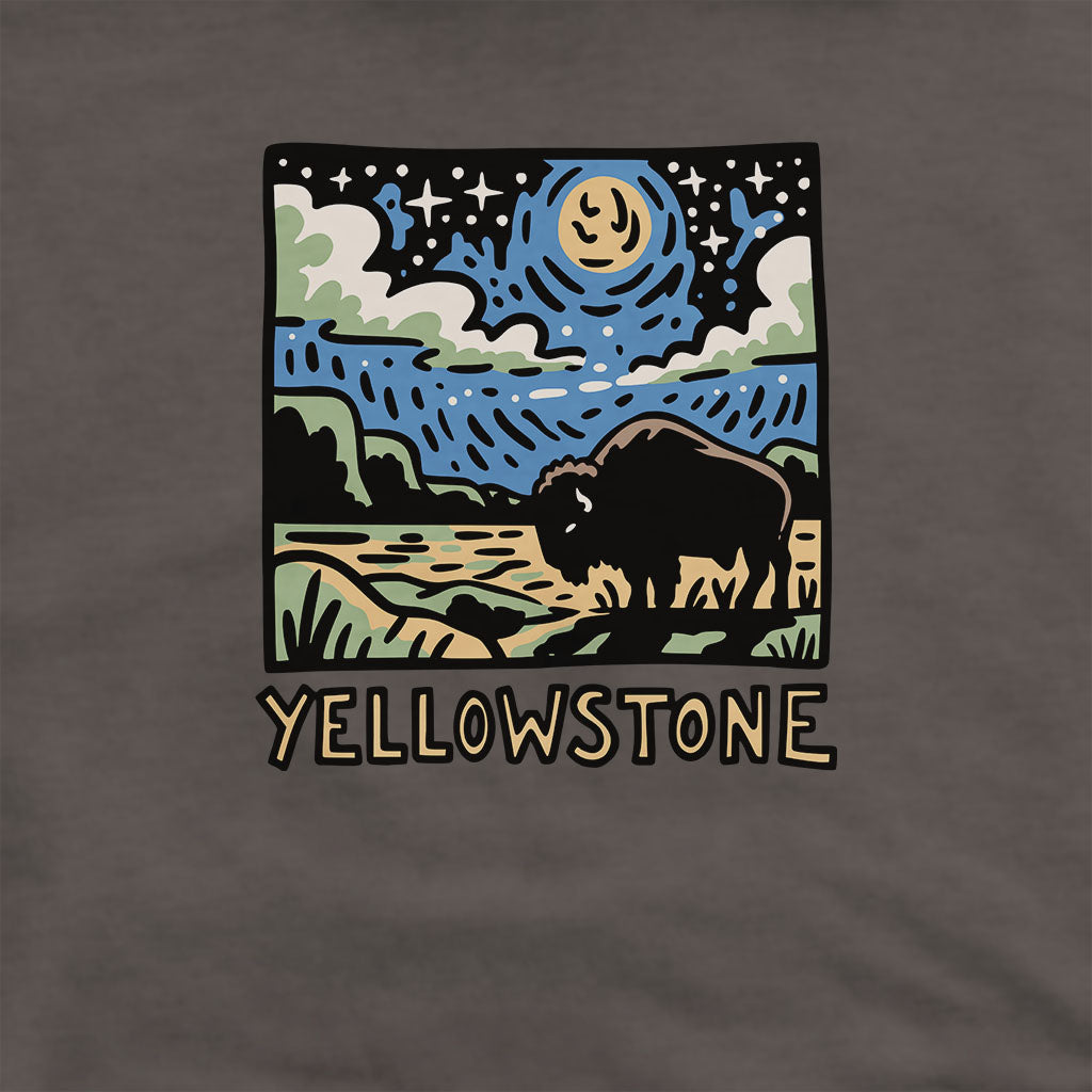 Yellowstone National Park at Night Hoodie