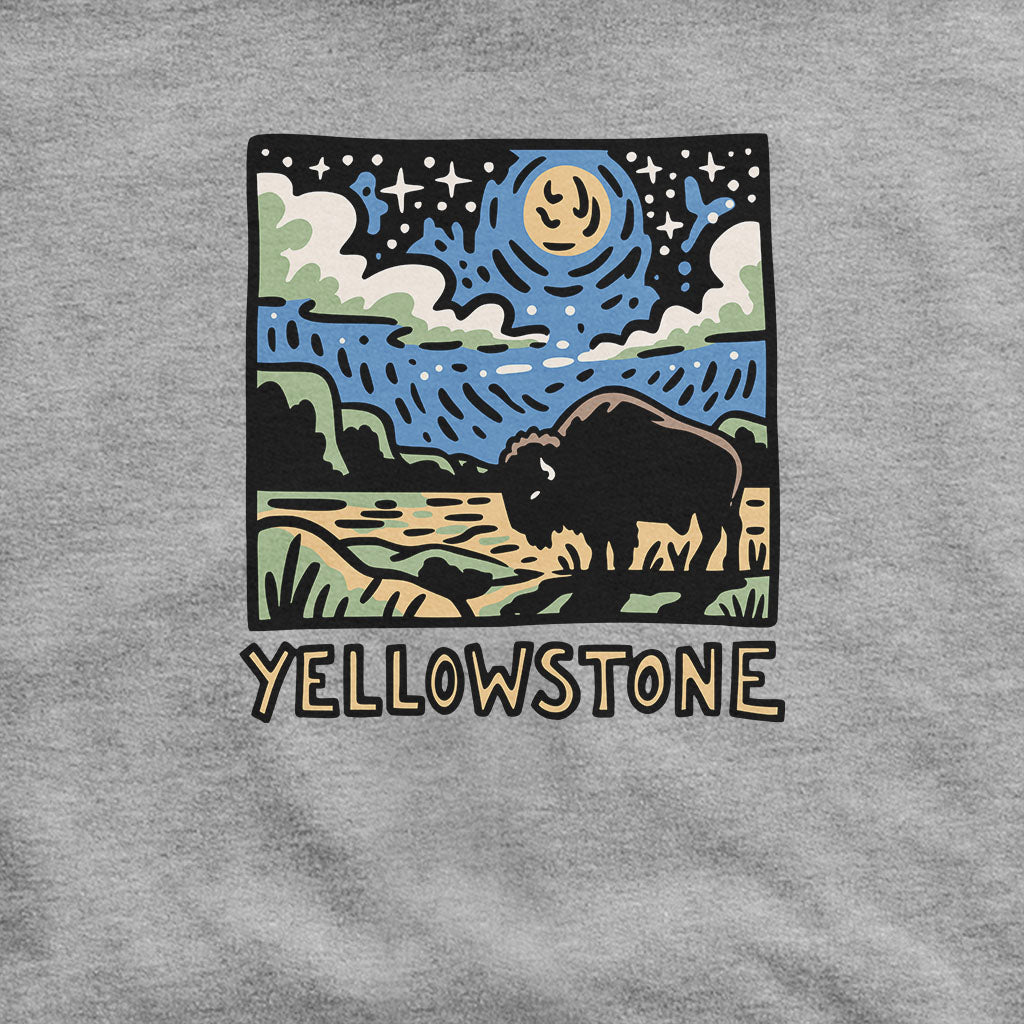 Yellowstone National Park at Night Hoodie