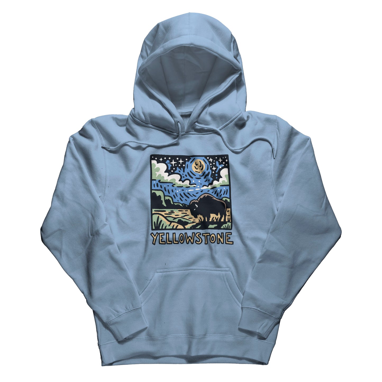Yellowstone National Park at Night Hoodie