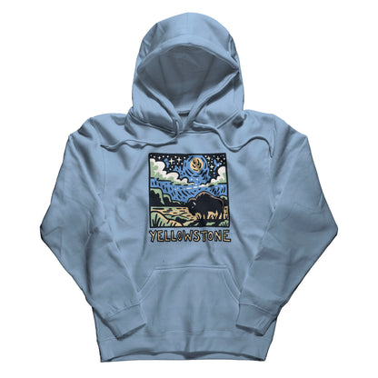 Yellowstone National Park at Night Hoodie