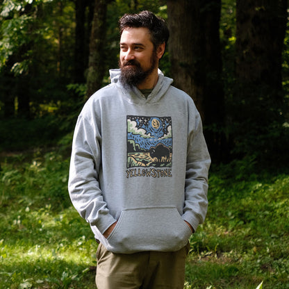 Yellowstone National Park at Night Hoodie