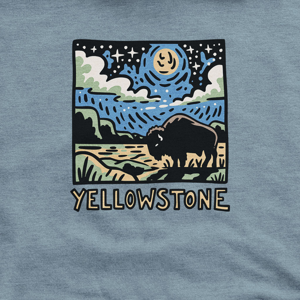 Yellowstone National Park at Night Hoodie