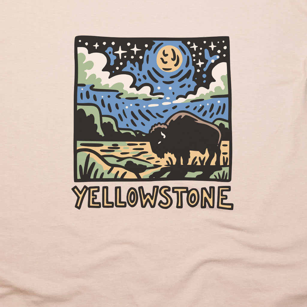 Yellowstone National Park at Night T-Shirt