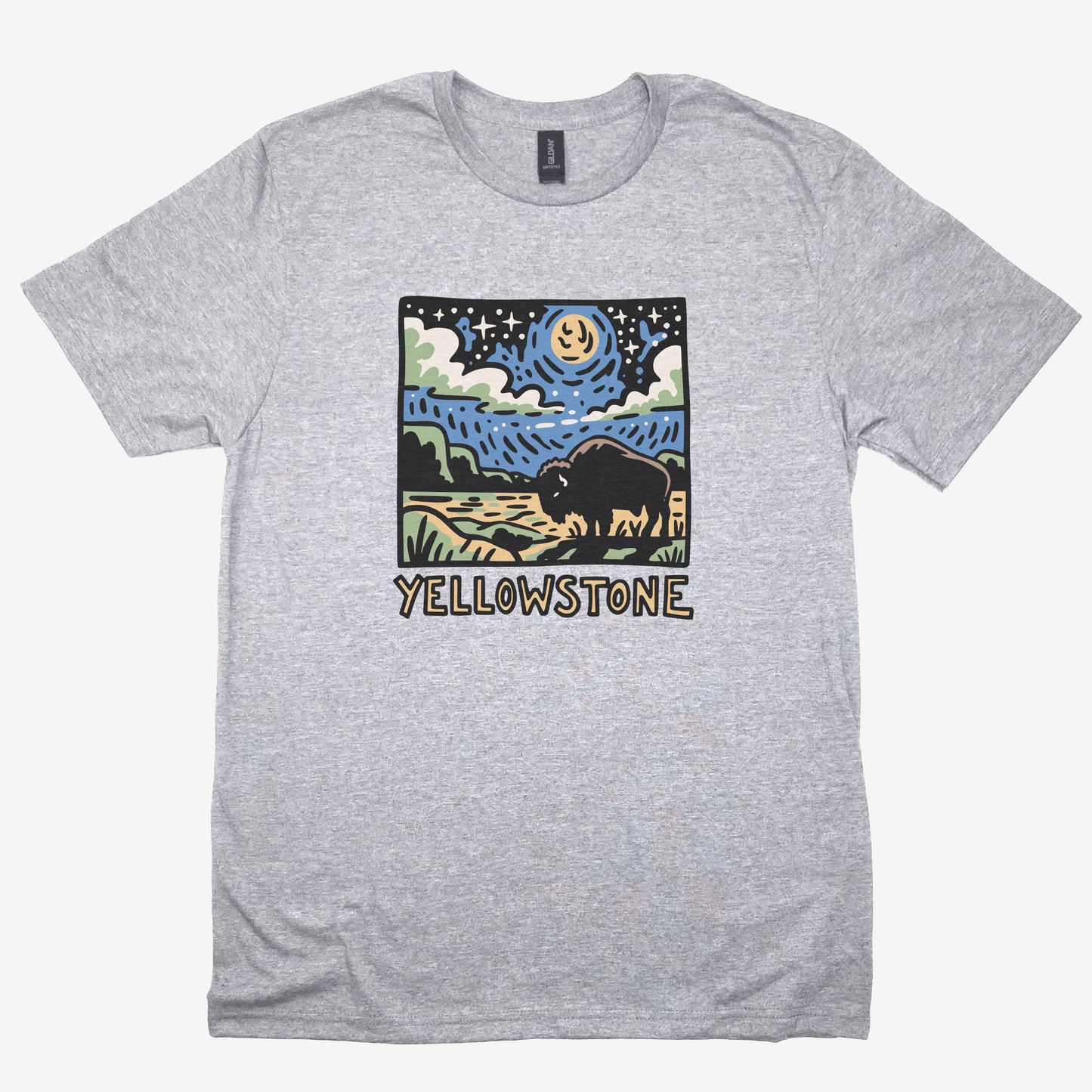 Yellowstone National Park at Night T-Shirt