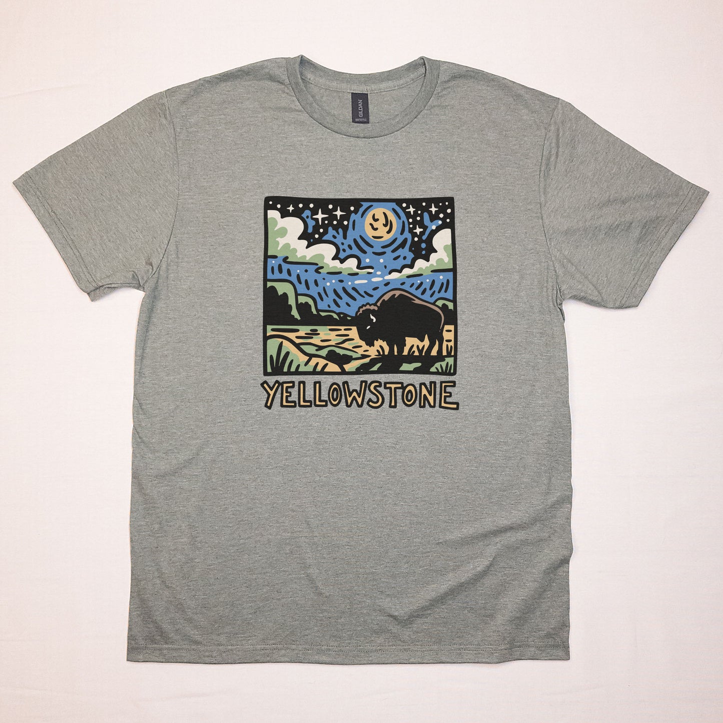 Yellowstone National Park at Night T-Shirt