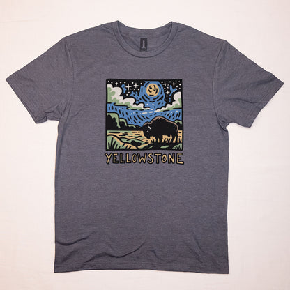 Yellowstone National Park at Night T-Shirt