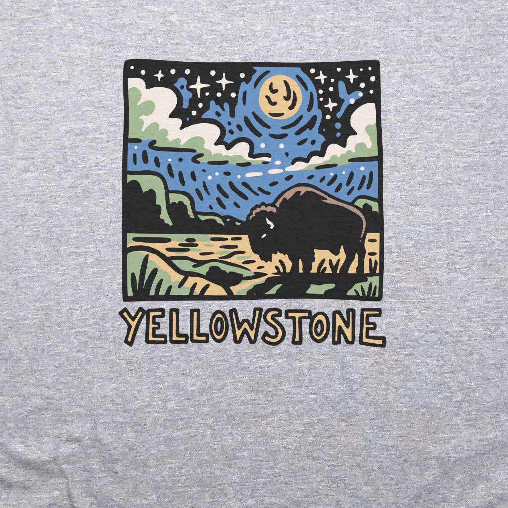 Yellowstone National Park at Night T-Shirt